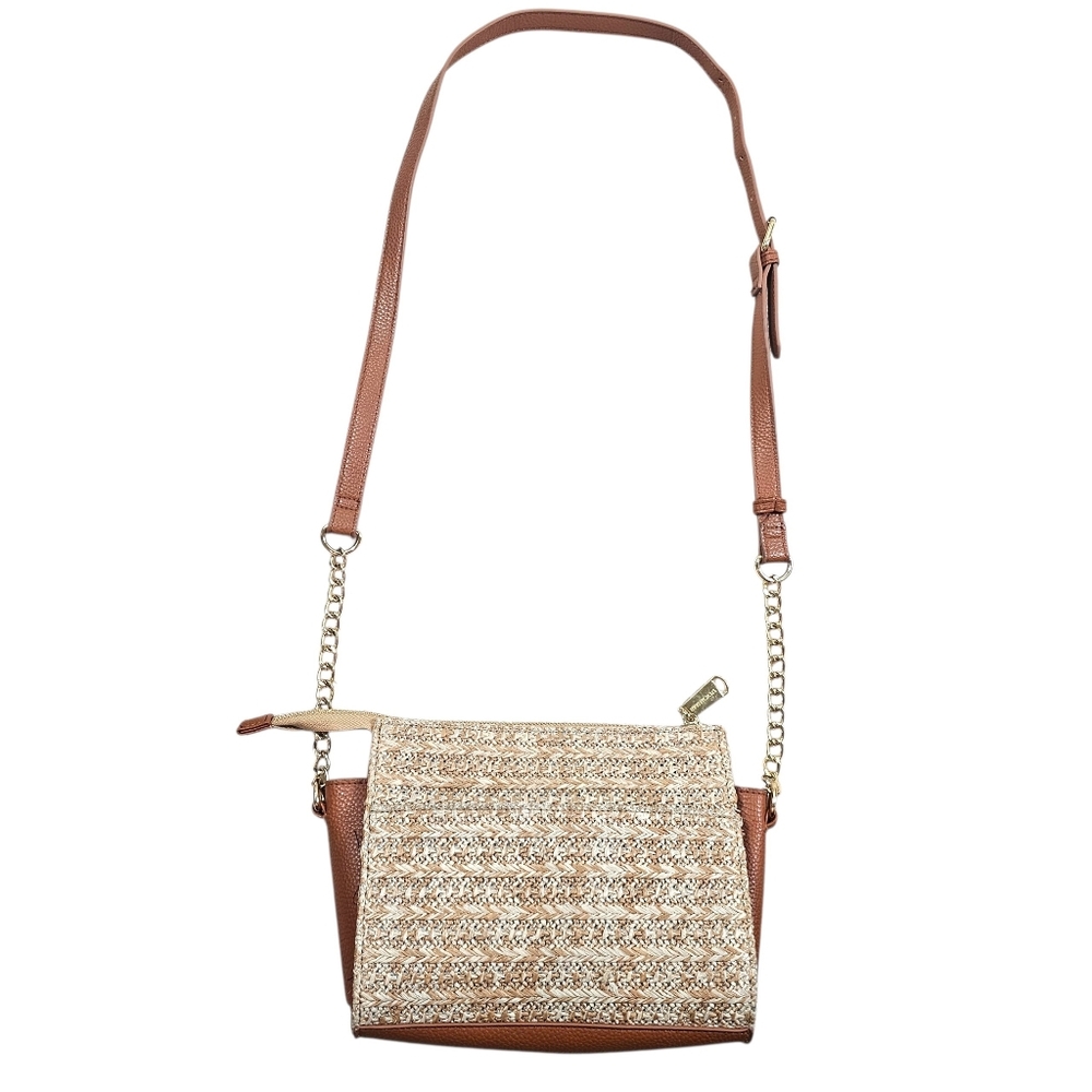 Steve Madden Lexi Straw Crossbody Bag - Picture 2 of 8